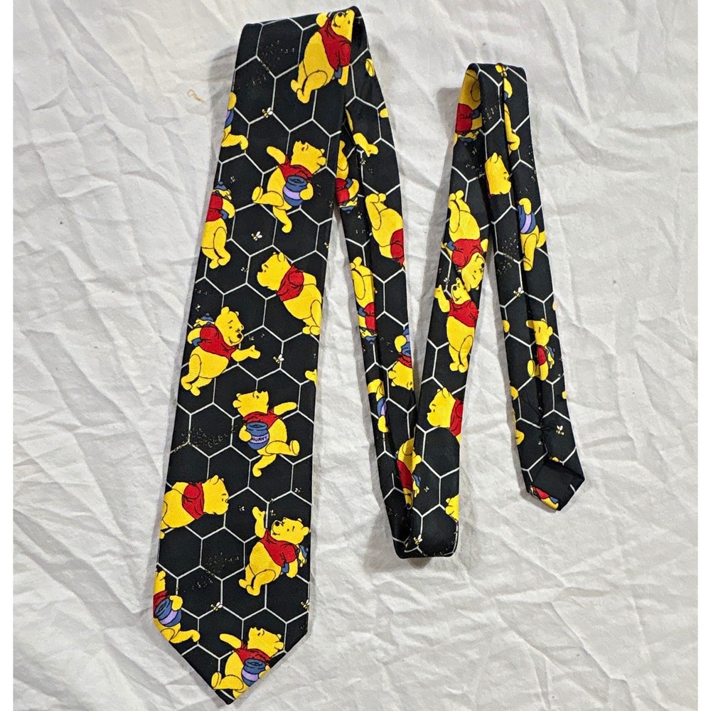 Vintage Disney Winnie the Pooh Tigger Tie Necktie 90s Novelty Character Korea